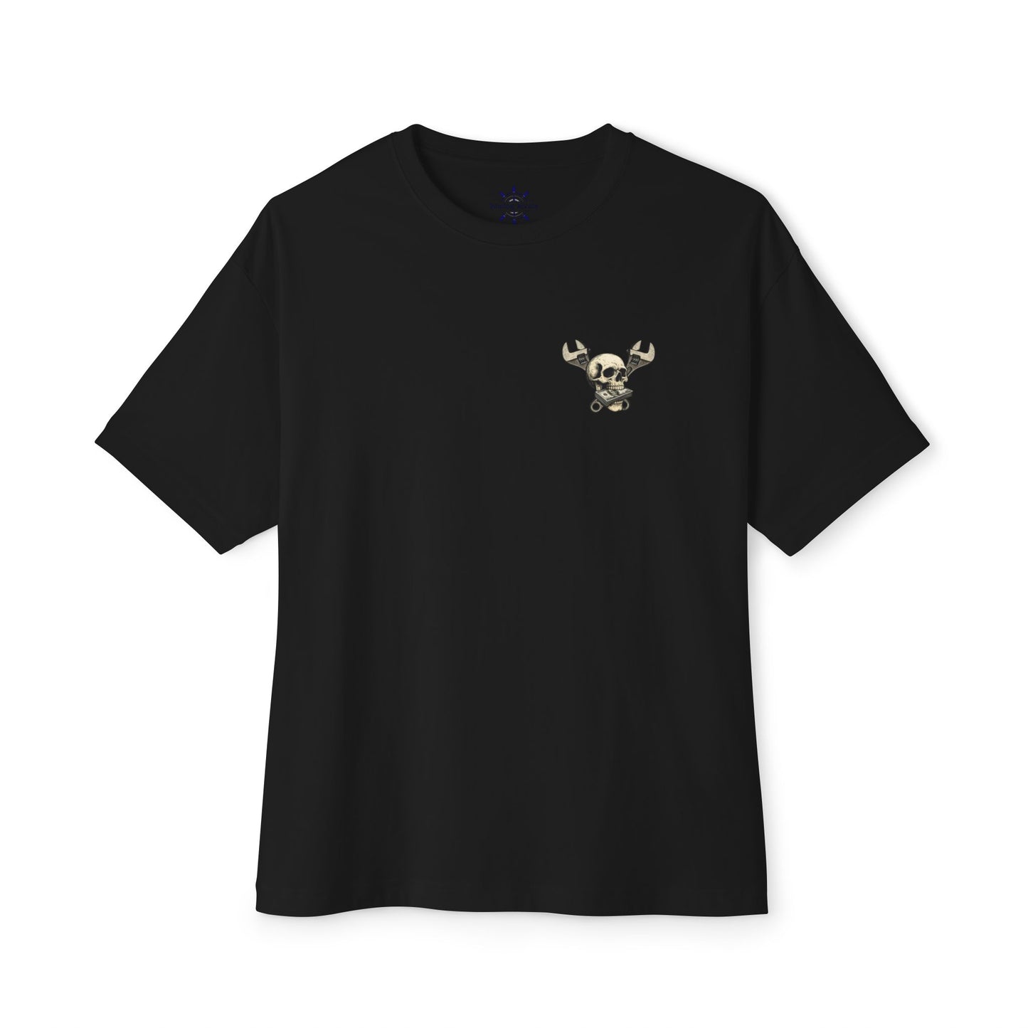 Flat Rate Fatigue Mechanic T-Shirt | Skull Speedometer Graphic | Shop Life Tee