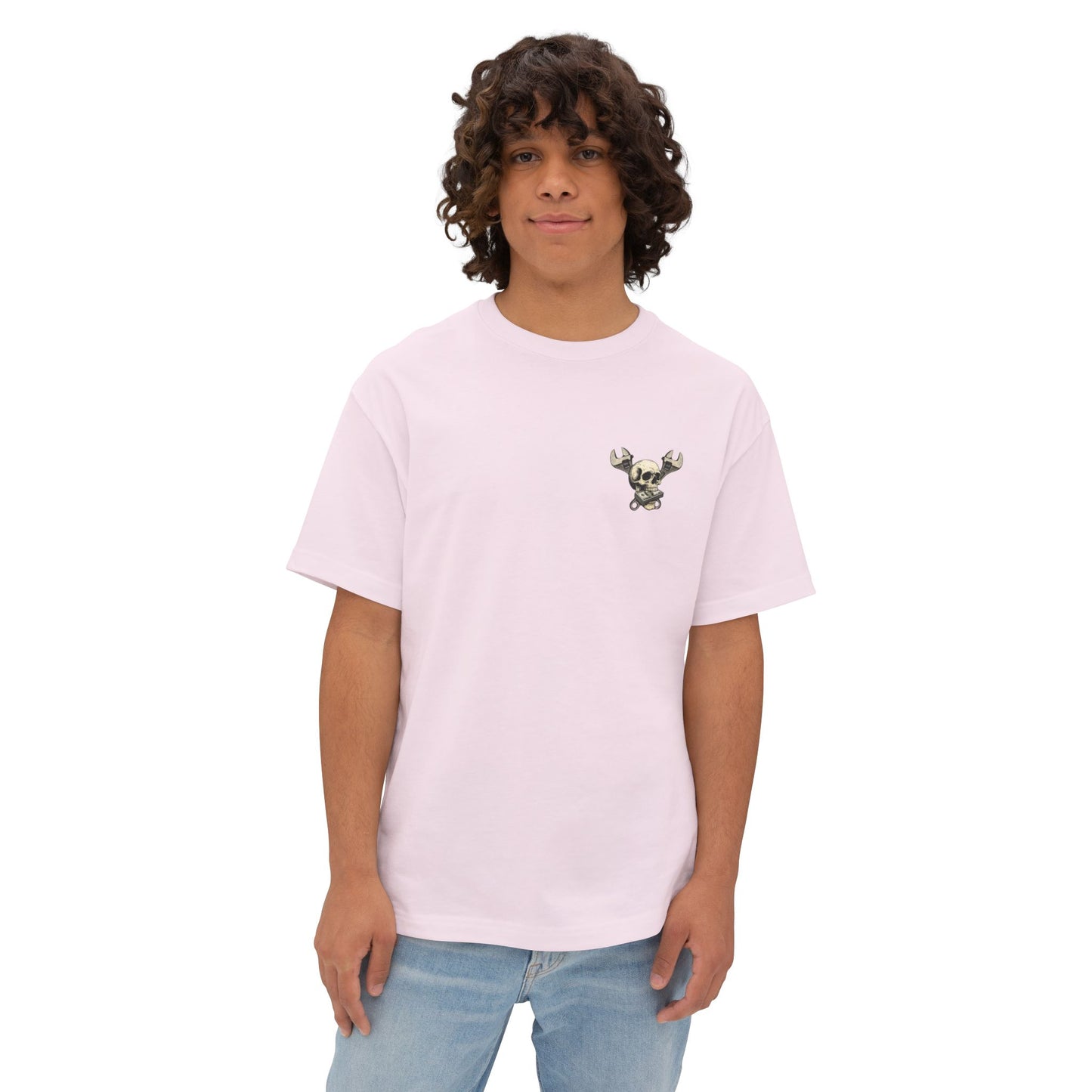 Flat Rate Fatigue Mechanic T-Shirt | Skull Speedometer Graphic | Shop Life Tee