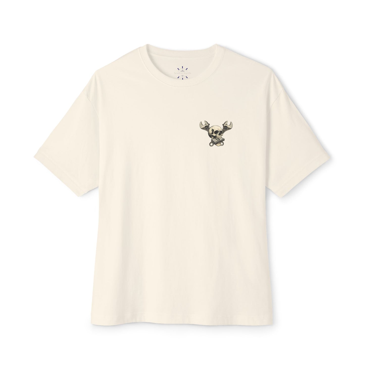 Flat Rate Fatigue Mechanic T-Shirt | Skull Speedometer Graphic | Shop Life Tee
