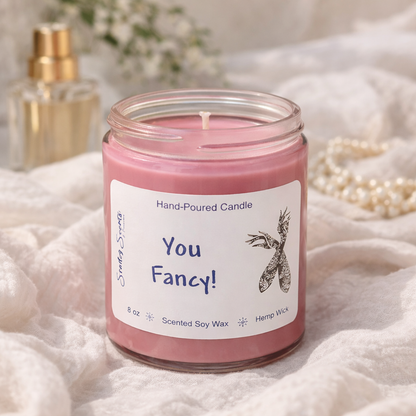 You Fancy! Soy Candle – Fresh Floral & Soft Musk Clean Luxury Scent