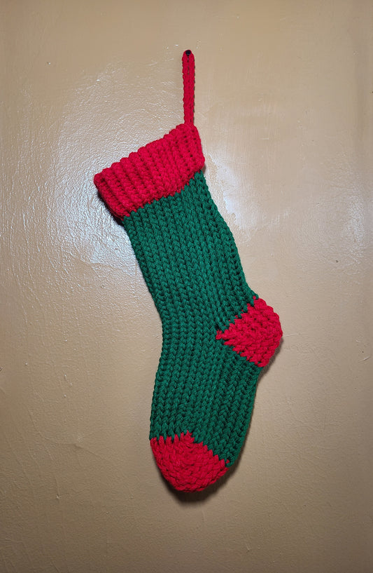 Patched Christmas Stocking